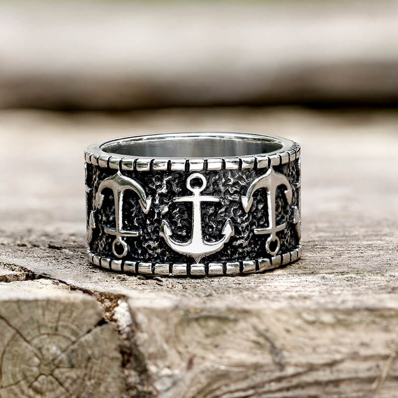 Anchor Stainless Steel Marine Ring
