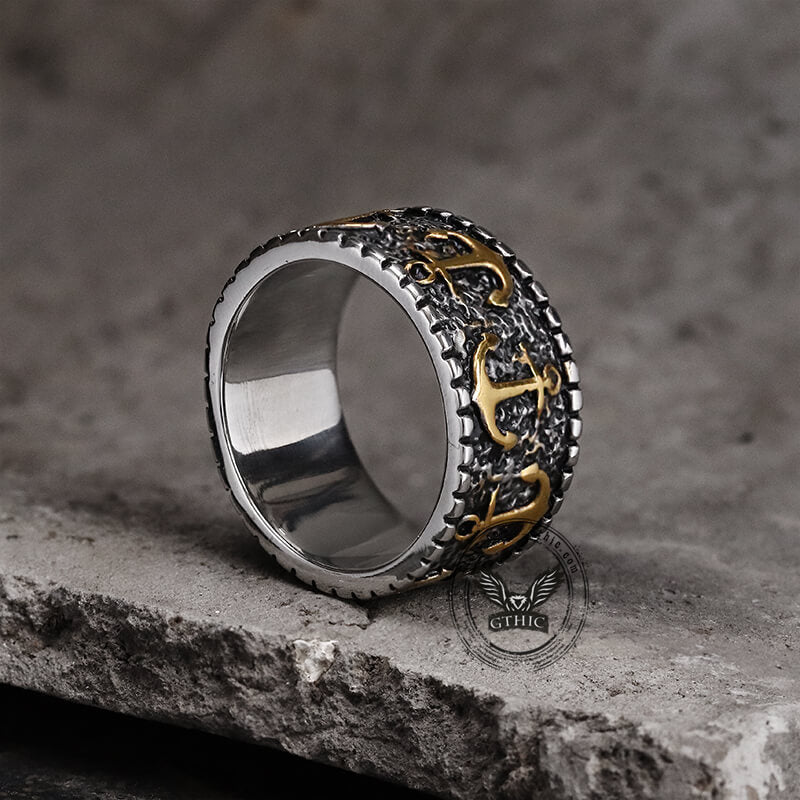 Anchor Stainless Steel Marine Ring