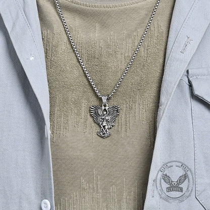 Archangel Saint Michael Stainless Steel Pendant