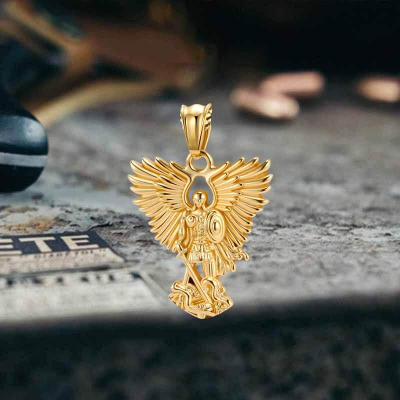 Archangel Saint Michael Stainless Steel Pendant