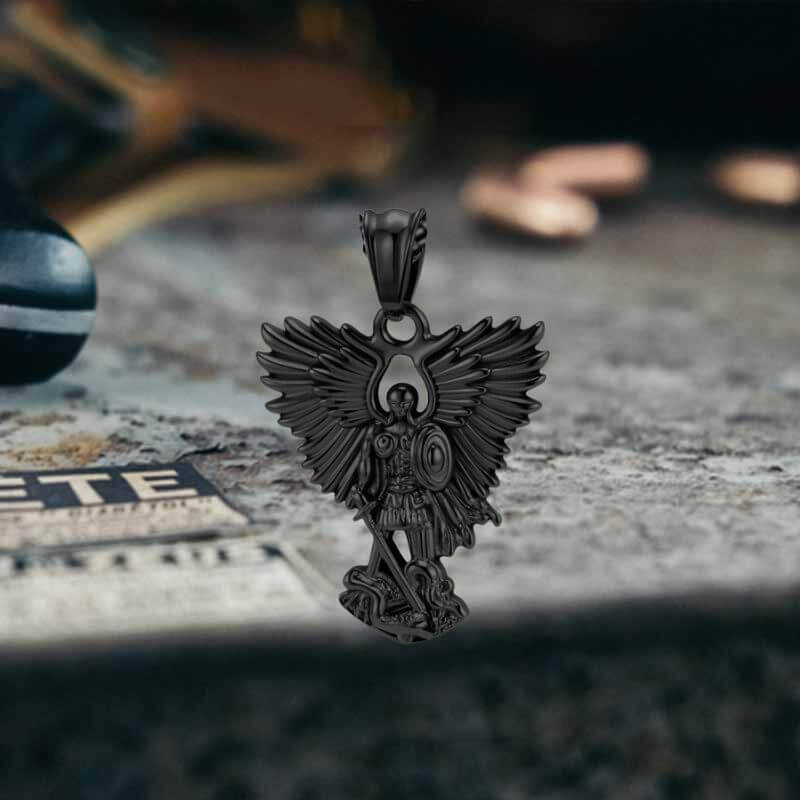 Archangel Saint Michael Stainless Steel Pendant