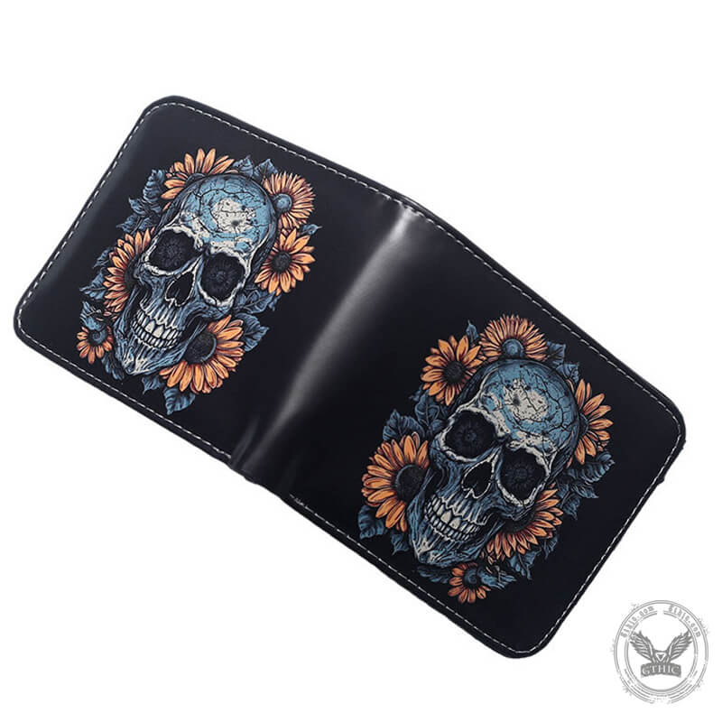 Bat Skull Bifold Wallet