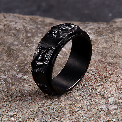Bull Stainless Steel Spinner Ring