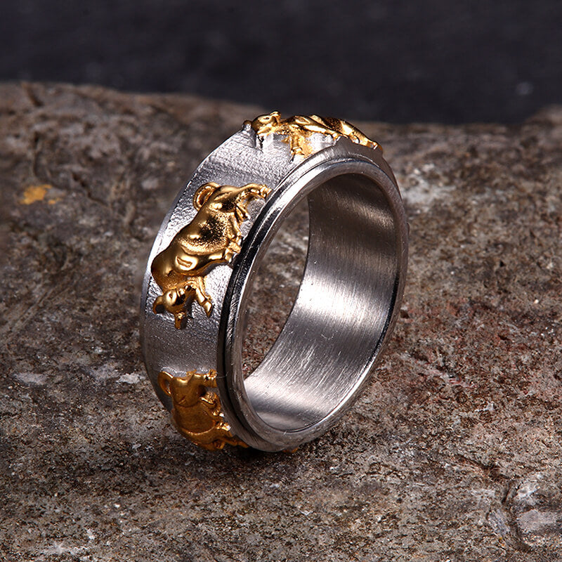 Bull Stainless Steel Spinner Ring