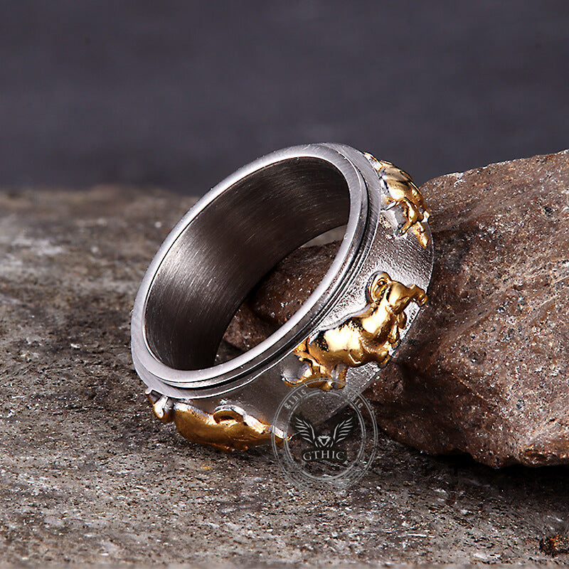 Bull Stainless Steel Spinner Ring