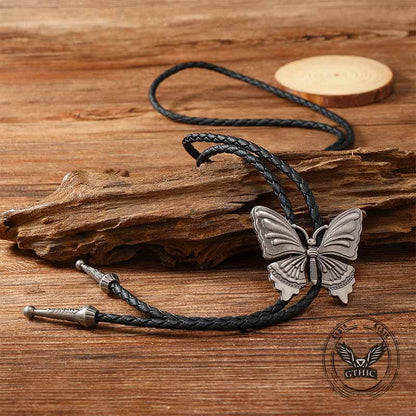 Butterfly Alloy Animal Bolo Tie