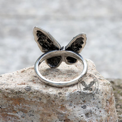 Butterfly Stainless Steel Animal Ring