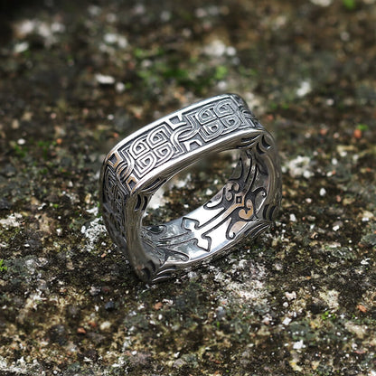 Celtic Knot Stainless Steel Ring