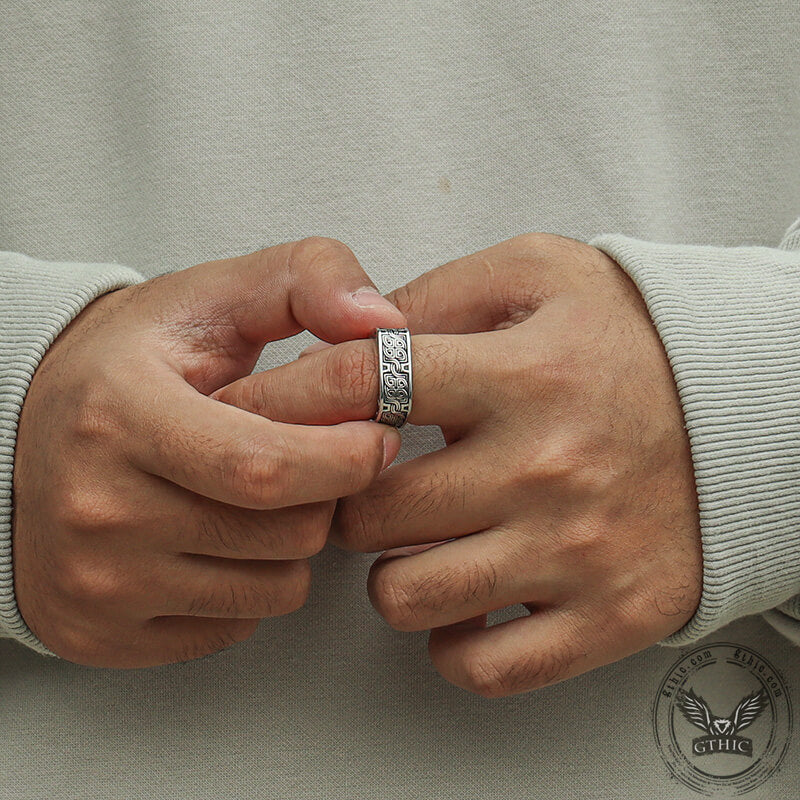 Celtic Knot Stainless Steel Ring