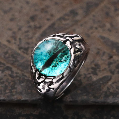 Dragon Eye Stainless Steel Ring