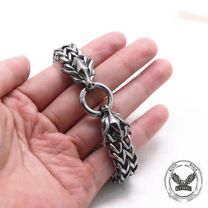 Dragon Head Stainless Steel Bracelet