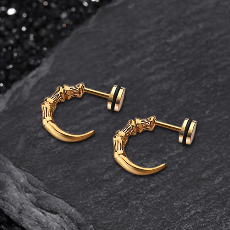 Eagle Claw Stainless Steel Earrings