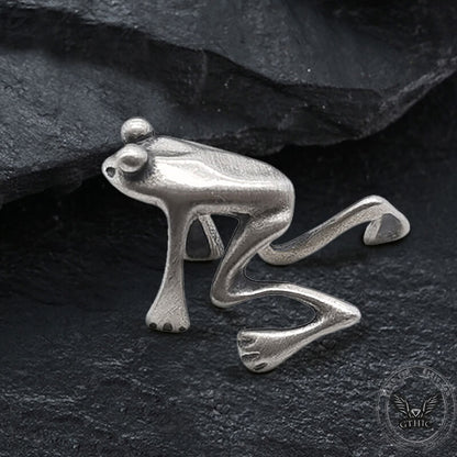 Frog Sterling Silver Ear Cuffs