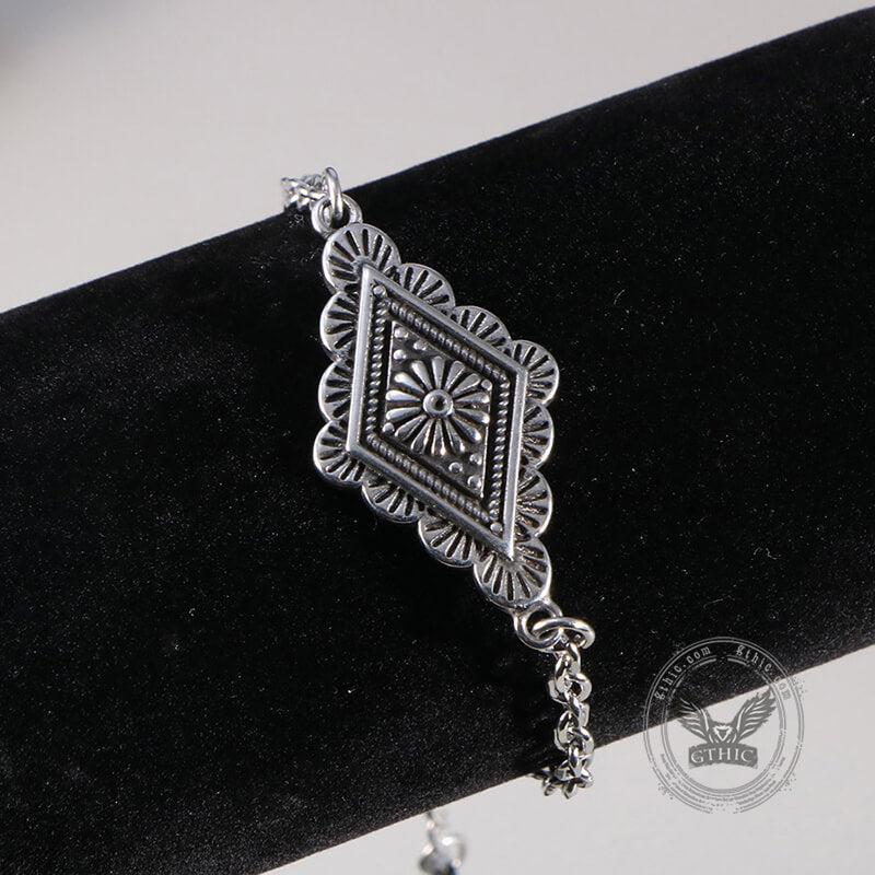 Geometric Pattern Stainless Steel Jewelry Set
