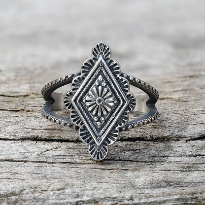 Geometric Pattern Stainless Steel Jewelry Set