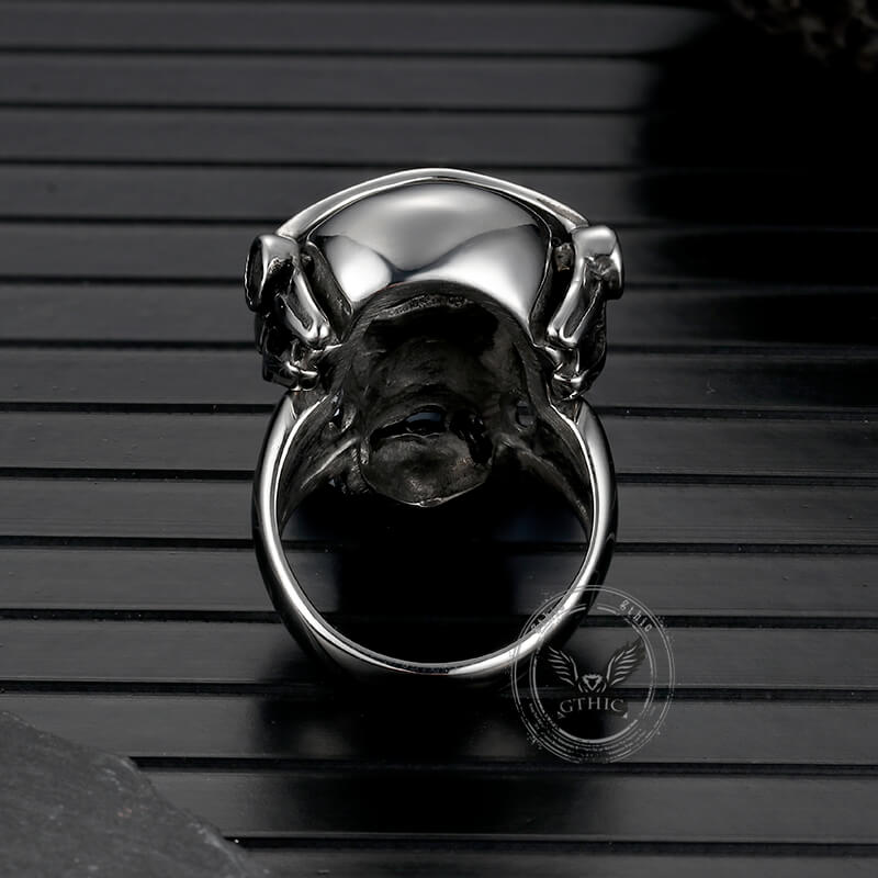 Goggles Skull Stainless Steel Ring