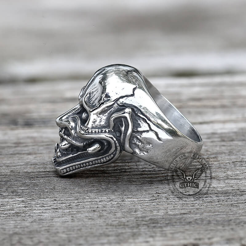 Hannya Oni Stainless Steel Ring