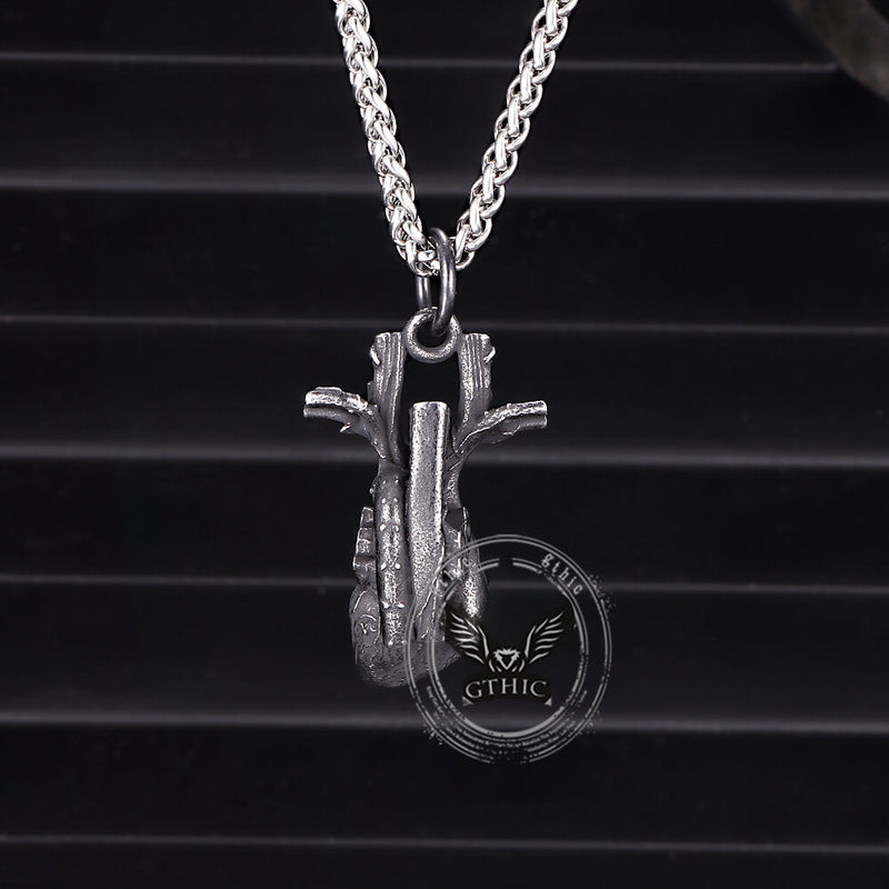 Heart Shape Stainless Steel Pendant