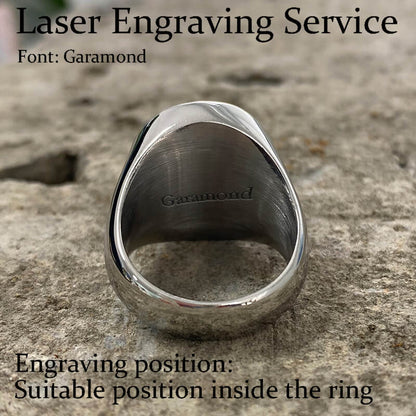 Hobo Skeleton Stainless Steel Ring