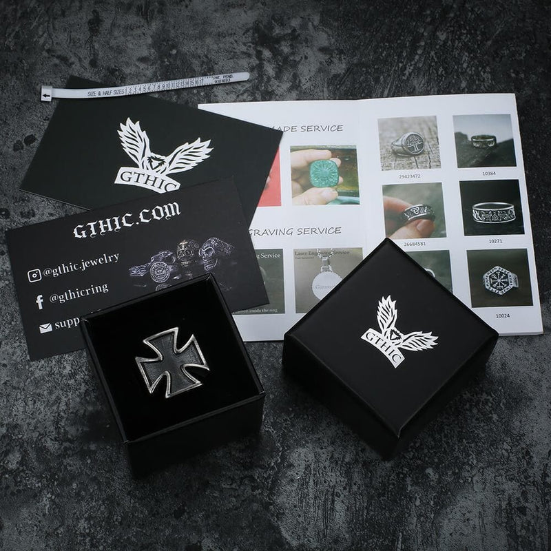 Iron Cross Stainless Steel Ring
