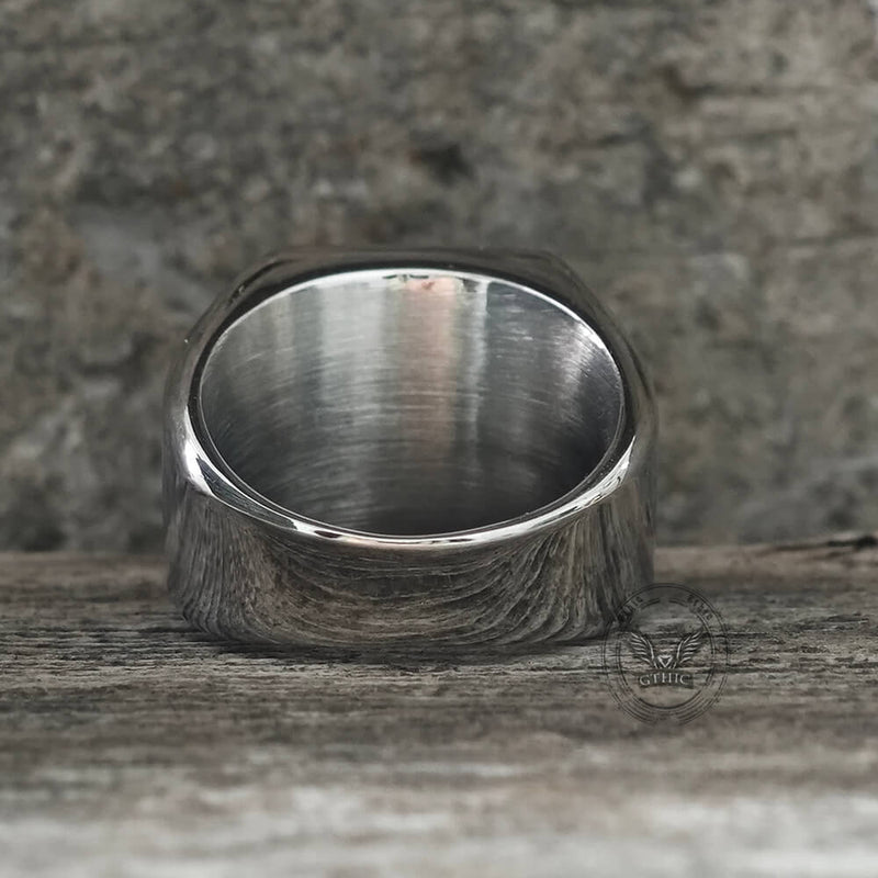 Jerusalem Cross Stainless Steel Christian Ring