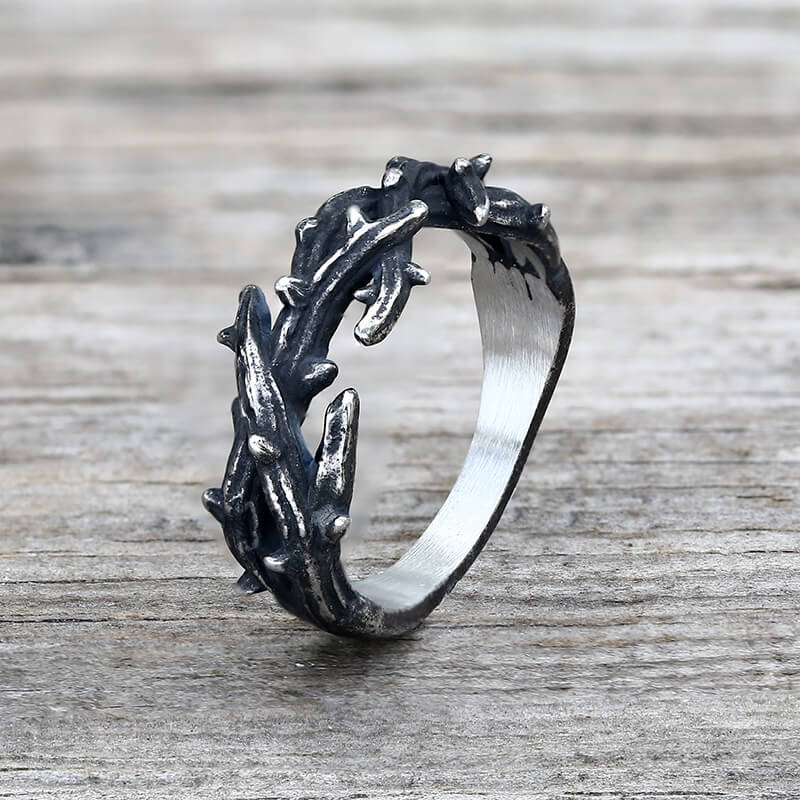Jesus Crown of Thorns Stainless Steel Ring
