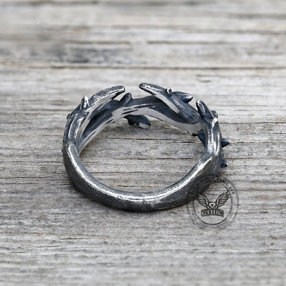 Jesus Crown of Thorns Stainless Steel Ring
