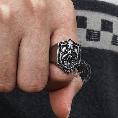 Knights Templar Crusade Stainless Steel Ring