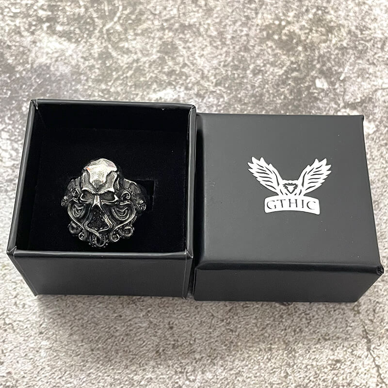 Kraken Octopus Stainless Steel Ring
