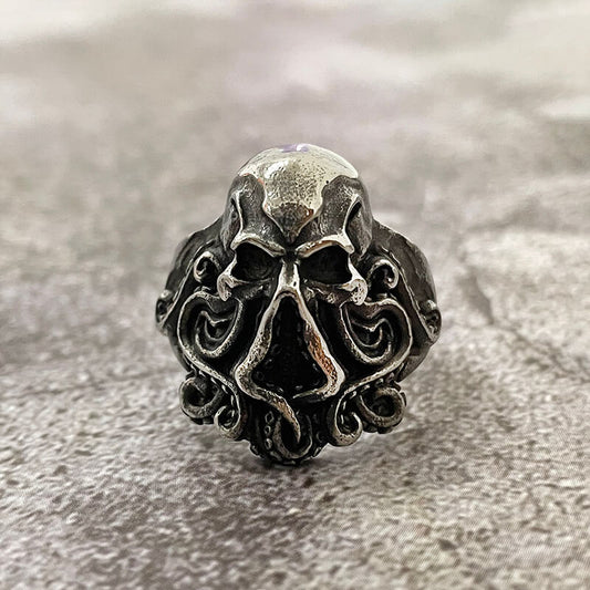 Kraken Octopus Stainless Steel Ring