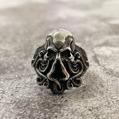 Kraken Octopus Stainless Steel Ring