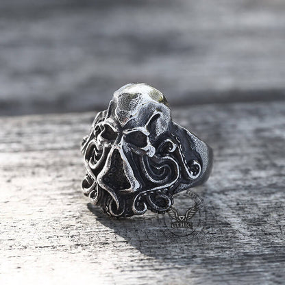 Kraken Octopus Stainless Steel Ring