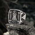 Masonic Stainless Steel Ring
