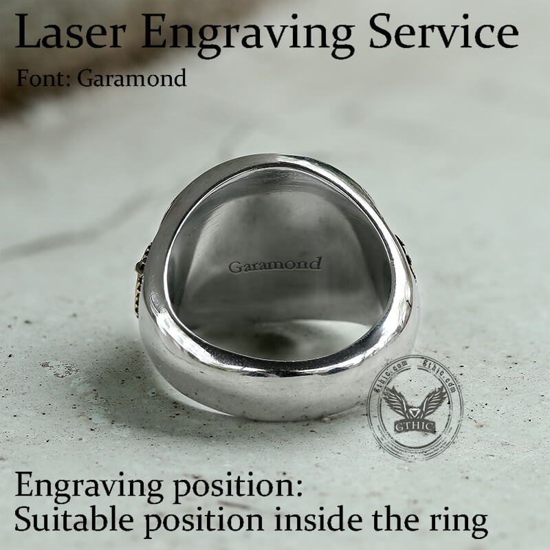 Masonic Symbol Stainless Steel Ring