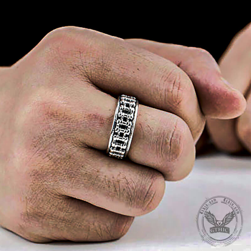 Motorcycle Chain Stainless Steel Spinner Ring