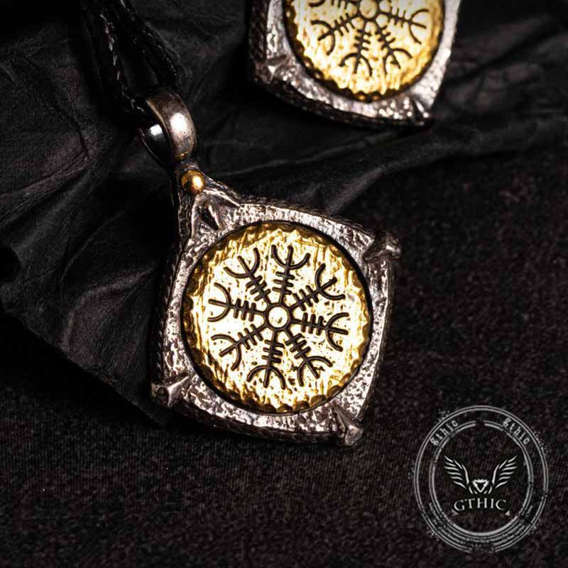 Rune Totem Sterling Silver Viking Pendant