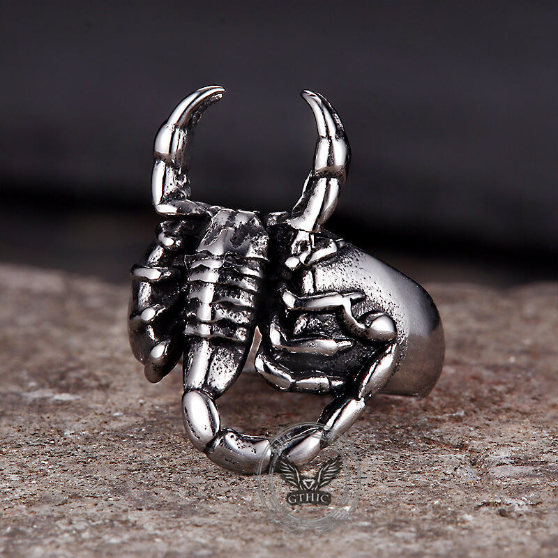 Scorpion Stainless Steel Animal Ring
