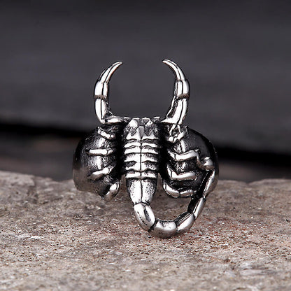 Scorpion Stainless Steel Animal Ring