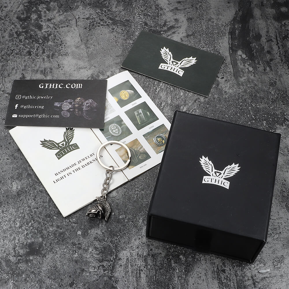 Spartan Helmet Brass Cufflinks Tie Clip