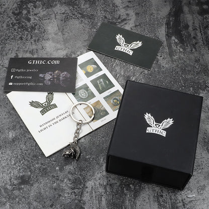 Spartan Helmet Brass Cufflinks Tie Clip