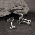 Spartan Helmet Brass Cufflinks Tie Clip
