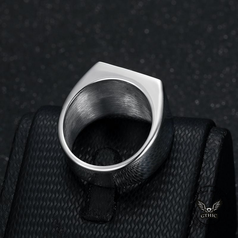 St. George Dragon Knight Slayer Stainless Steel Ring