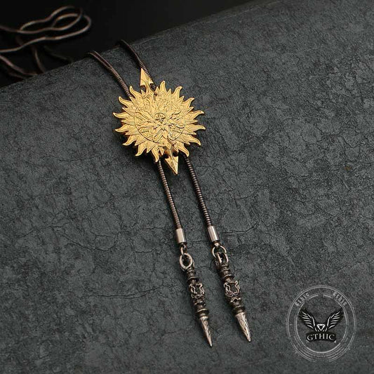 Sun and Arrow Western Cowboy Alloy Bolo Tie