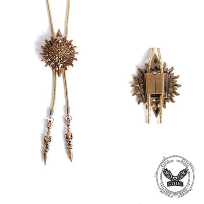 Sun and Arrow Western Cowboy Alloy Bolo Tie