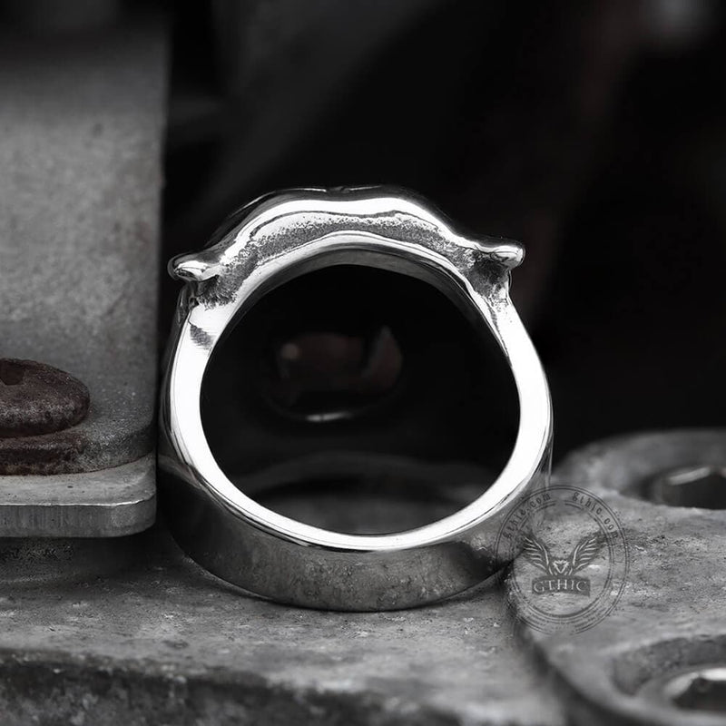 Tiger Stainless Steel Animal Ring