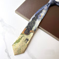 Van Gogh Oil Painting 8cm Starry Night Tie