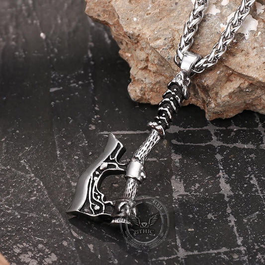Viking Axe Stainless Steel Nordic Pendant
