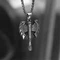Viking Axe Stainless Steel Pendant