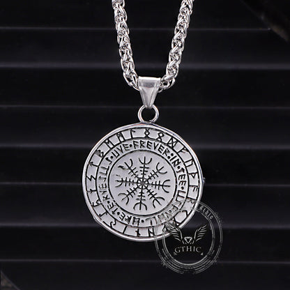 Viking Raven Stainless Steel Nordic Pendant