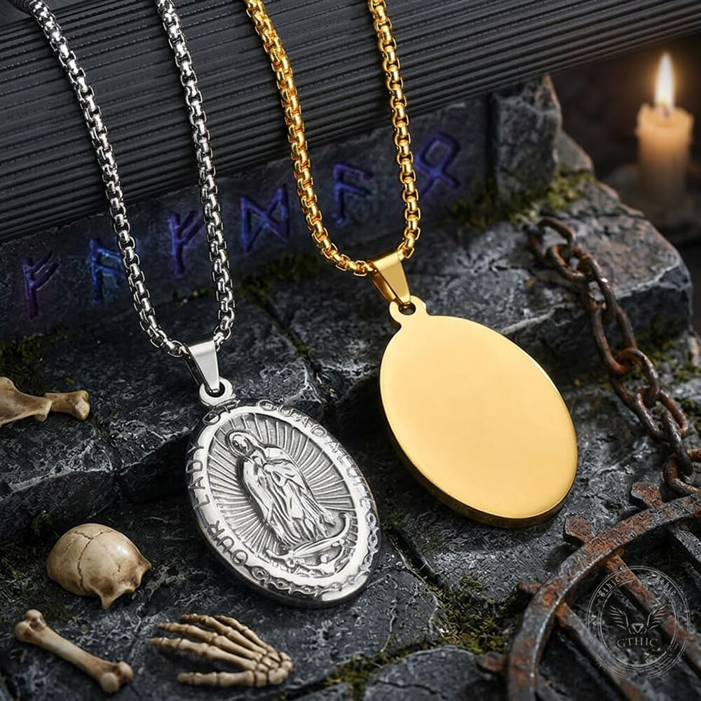Virgin Mary Stainless Steel Pendant